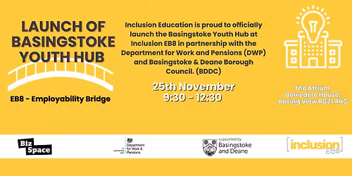 Official launch of Basingstoke Youth Hub at Inclusion EB8