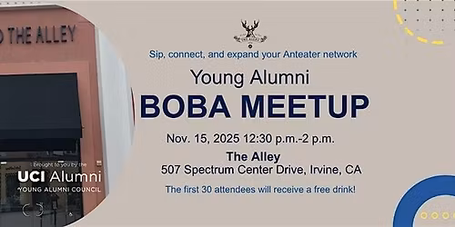 Young Alumni Anteater Meetup: Boba at The Alley