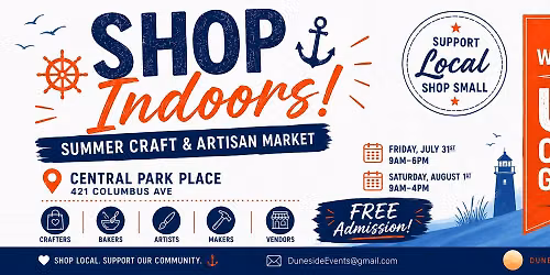 Summer Craft & Artisan Market during Coast Guard!