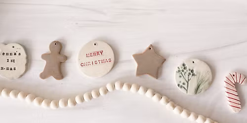 11\/26 Clay Handbuilding: Gingerbread Ornaments