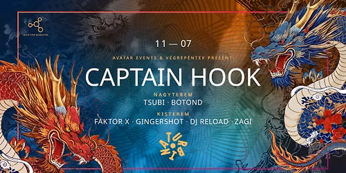 Avatar & V\u00e9greP\u00e9ntek! pres. Captain Hook - Live