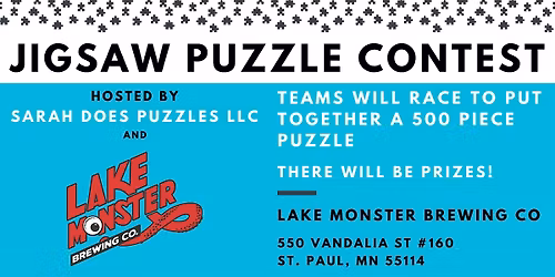 Team Jigsaw Puzzle Contest at Lake Monster Brewing - May 2026
