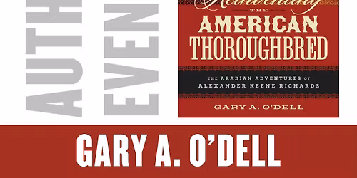 Book Discussion & Signing with Gary O'Dell on Nov. 11