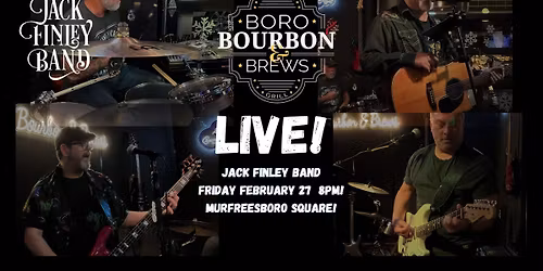 Jack Finley Band LIVE at Boro Bourbon & Brews!