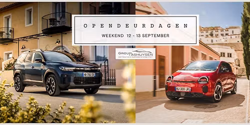 Renault & Dacia Opendeurdagen | 12 & 13 september