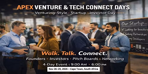 Apex Venture & Tech Connect Days in Cape Town, South Africa