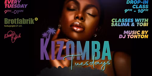 Kizomba Tuesdays New Era by Kizomba Fabrik Nov 18th - Class by Tobi and Salina