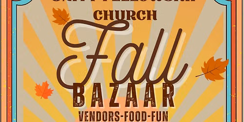 3rd Annual Fall Bazaar