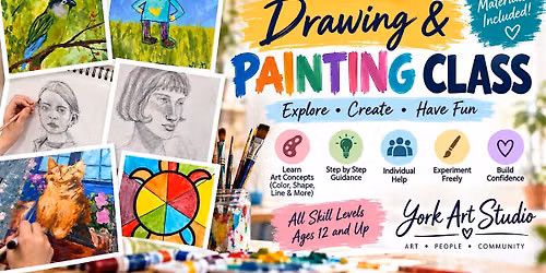 Imagine. Create. Paint! | Kids Art Class DRAWING and PAINTING  for Kids
