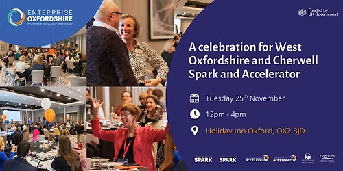 A celebration for West Oxfordshire and Cherwell Spark and Accelerator