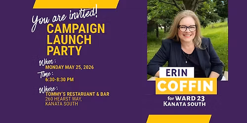 Erin\u2019s Campaign Launch Party