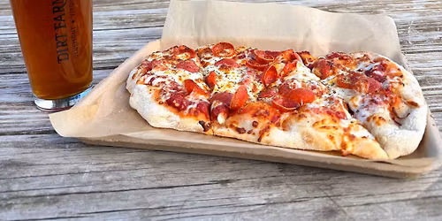 Dirt Farm Happy Hour: Half Price Pints + Pizzas!
