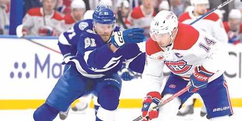 NHL Eastern Conference First Round: Montreal Canadiens vs. Tampa Bay Lightning - Home Game 2  Series Game 4
