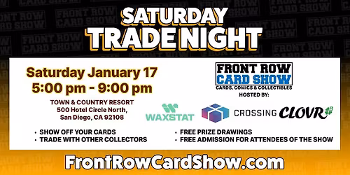 Trade Night at Front Row Card Show San Diego