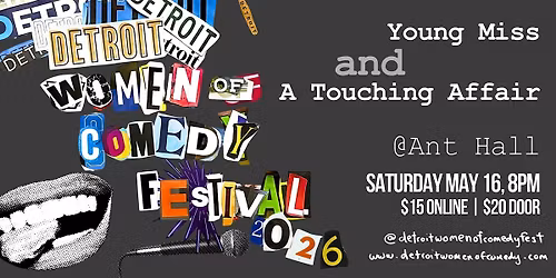 IMPROV COMEDY | #DWCF26| SATURDAY May 16 | Ant Hall | 8PM