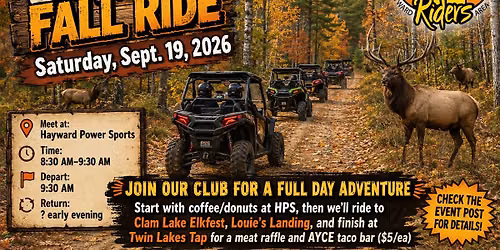 NCR 2nd Annual Fall Club Ride