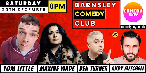 Barnsley Comedy Club - SAT 20TH DEC