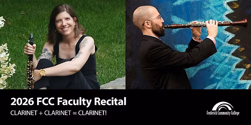 Faculty Recital: Clarinet + Clarinet = Clarinet!