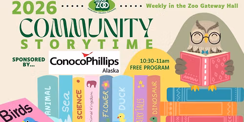Weekly Community Storytime sponsored by ConocoPhillips Alaska