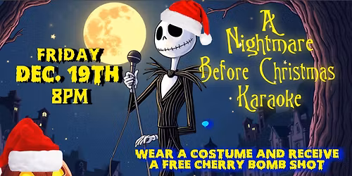 A Nightmare Before Christmas Karaoke at The Checkpoint