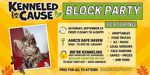 Kenneled for a Cause BLOCK PARTY! \ud83e\udd73\ud83d\udc3e