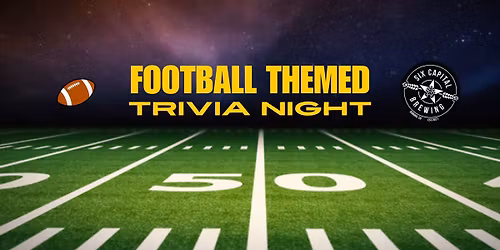 Pro Football Themed Trivia Night