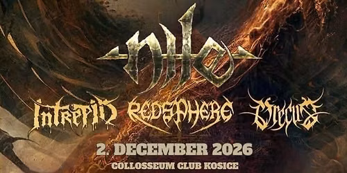 NILE\/\nREDSPHERE\/\nINTREPID\n\/ORECUS\/COLLOSSEUM KO\u0160ICE 2.12.2026
