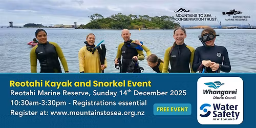 Reotahi Snorkel and Kayak day 2025
