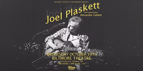 Joel Plaskett live at Biltmore Theatre