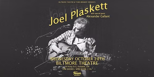 Joel Plaskett live at Biltmore Theatre