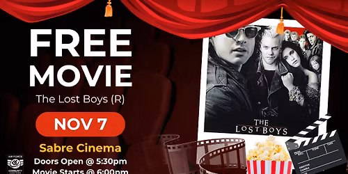 FREE Movie Friday - The Lost Boys (R)