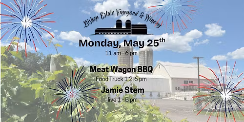 Memorial Day: Meat Wagon BBQ Food Truck w\/ Jamie Stem Live at Bishop Estate