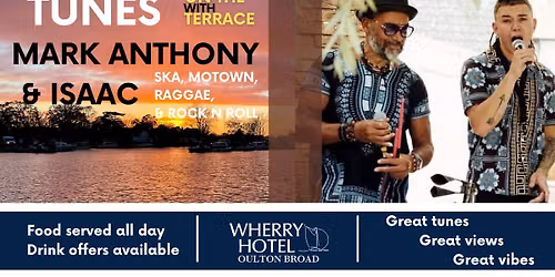 Tunes but NOT on the Terrace in the bar with Mark Anthony & Isaac