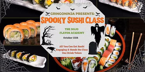 Spooky Sushi Class at The Dojo Flavor Academy
