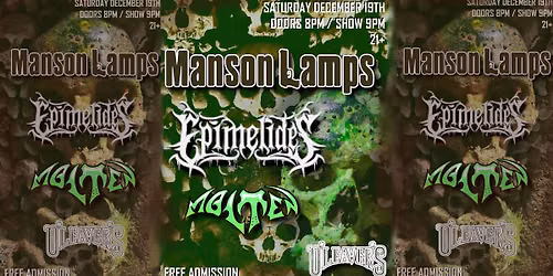 Manson Lamps\/Epimelides\/Molten at O'Leavers