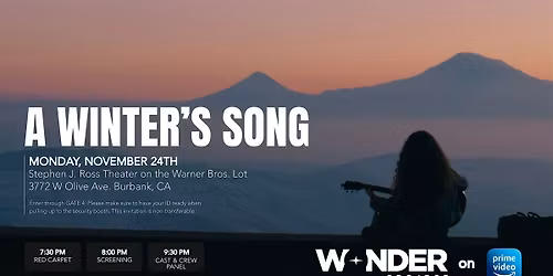 Wonder Project Presents: "A Winter's Song" Red Carpet Event