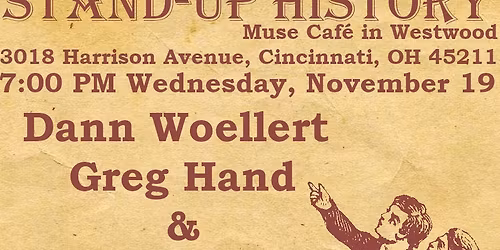 Stand-Up History at Muse Cafe - 19 November 2025