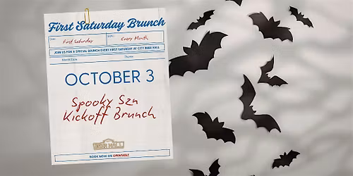 Saturday Brunch | Spooky Season Kickoff Brunch