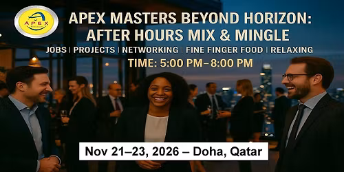 Apex Meet-ups Cooperation \u2022 Jobs \u2022 Networking in Doha, Qatar