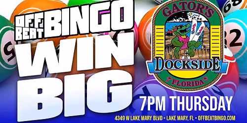 OFFBEAT BINGO - Gators Dockside Lake Mary