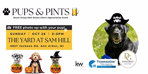 Pups and Pints Event by Daum Group Real Estate