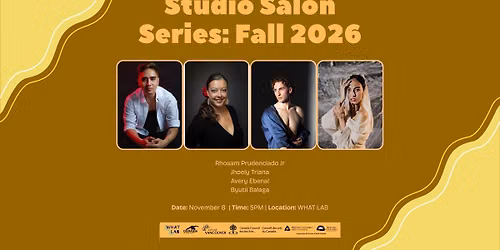 Studio Salon Series: Fall 2026