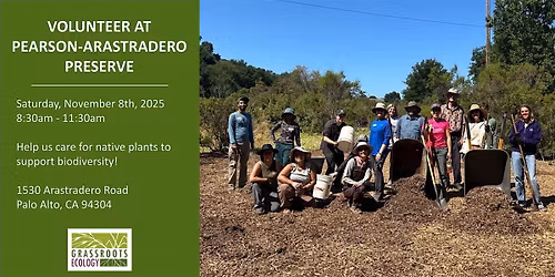 Volunteer Outdoors in Palo Alto at Pearson-Arastradero Preserve