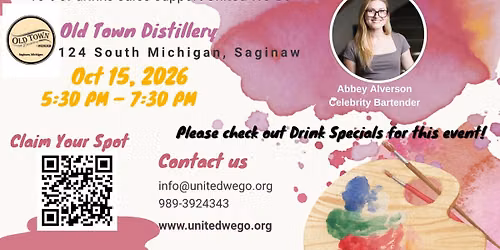 UWG Oct Paint and Sip Event- Mystic Cat at Old Town Distillery by WONDER 