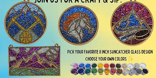 Craft & Sip - Glass Suncatcher Workshop - at Wibby Brewing!