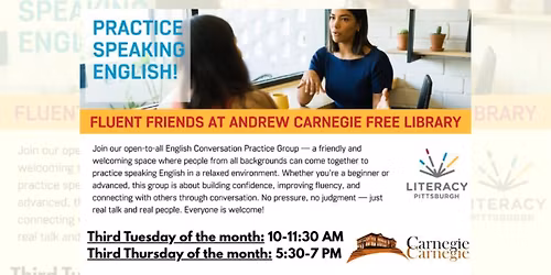 Fluent Friends: Practice Speaking English with Literacy Pittsburgh
