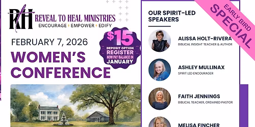 Reveal to Heal Ministries Women's Conference