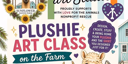 Plushie Art Class on the farm 