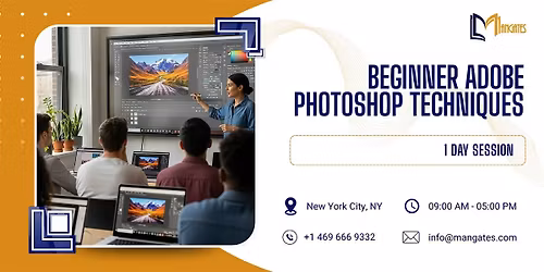 Beginner Adobe Photoshop Techniques: 1 Day Session in New York City, NY