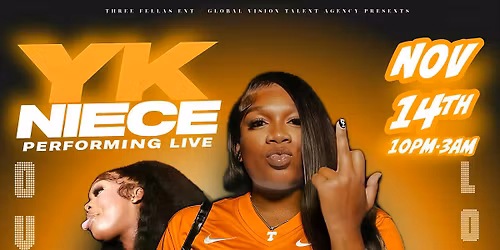 \u201cYK NIECE PERFORMING LIVE\u201d  THE OFFICIAL HOMECOMING PARTY